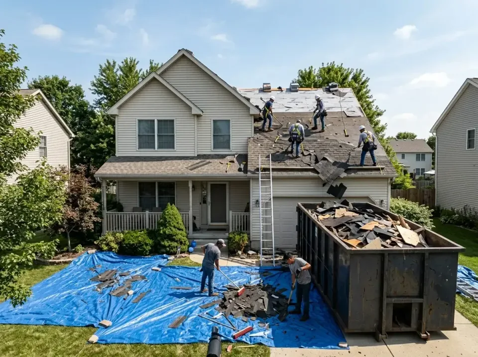 roof-replacement-debris-remova-004 — frequently asked questions, Cheapest Dumpster Rentals in Peotone, IL